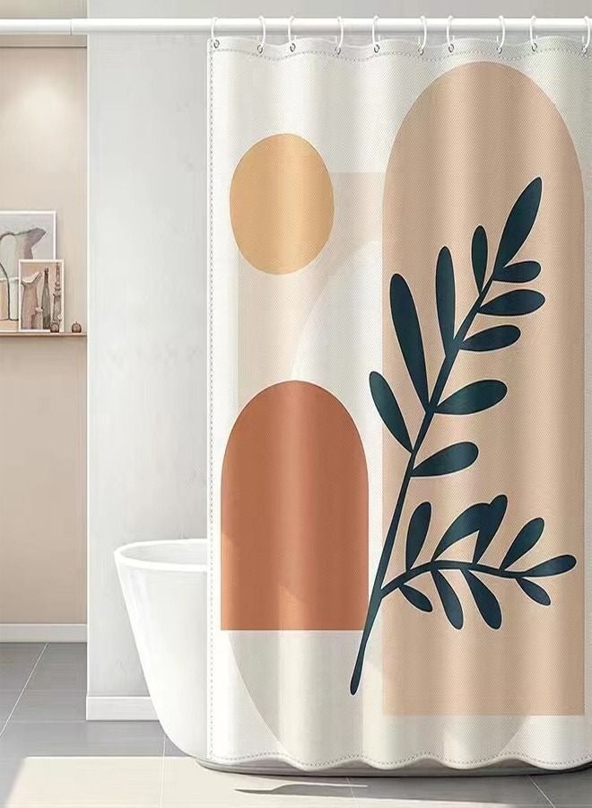 ديكور الحمام الحديث أفكار المنزل الإبداعي ستارة الدش - Image 1