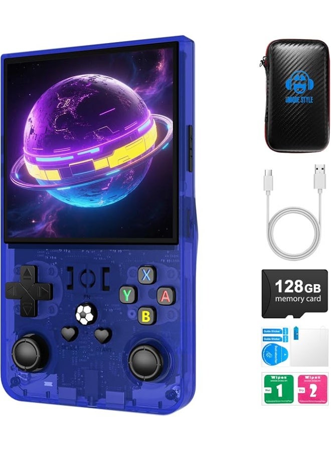 Retro Handheld Game Console, 4.0-inch IPS HD Screen, Open Source System, 128GB Storage with 30+ Emulators, 4000mAh Battery, Portable Gaming Player - Image 1