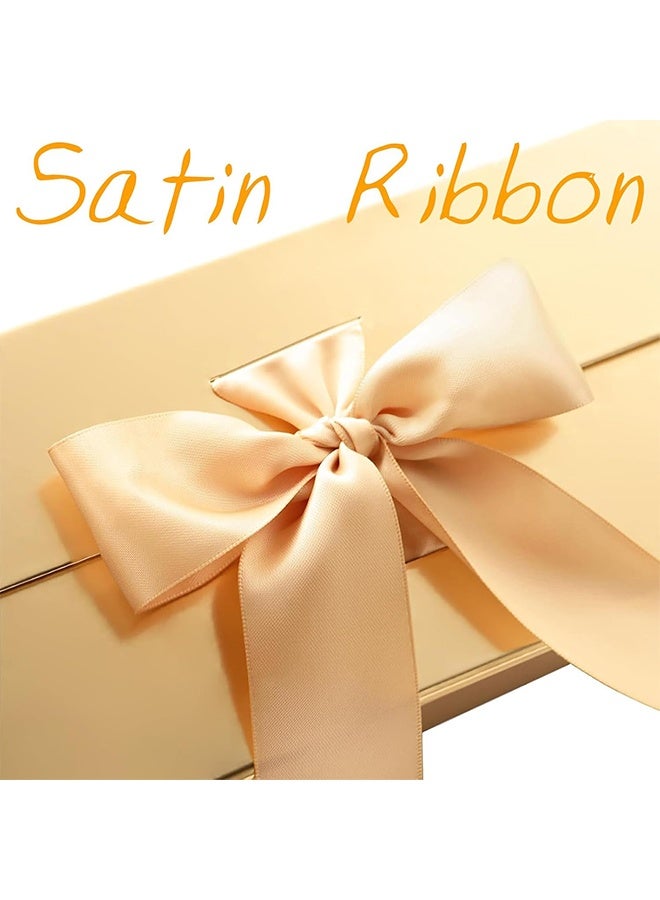 صندوق هدية مع المغناطيسي ، 2PCS صندوق هدية كبير مع الشريط ، صناديق هدية قابلة للطي للهدايا مع الغطاء ، مناسبة للمهرجان ،  ، الذكرى السنوية ، إلخ (29 * 22 * 10.5 سم ، الذهب) - Image 5