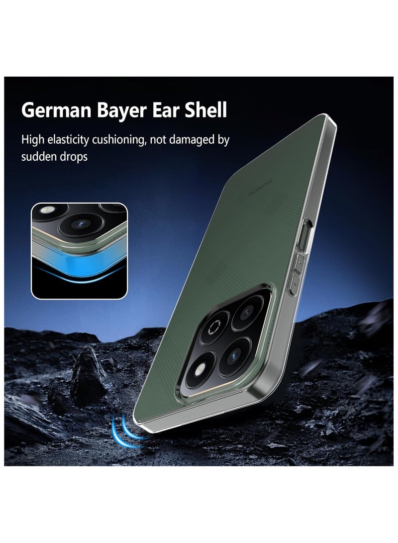 For Honor X7C Transparent Tpu Silicone Back Cover , Anti Yellowing And High Protective From Shocks Compatible For Honor X7C (6.77'') (Transparent) - Image 4