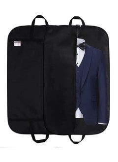 40" Suit Bags for Closet Storage and Travel, Waterproof Garment Cover Travel Bag with Handles, Gusseted Hanging Garment Bags for Men Suit Cover With Handles for Clothes, Coats, Jackets, Shirts 2PCS