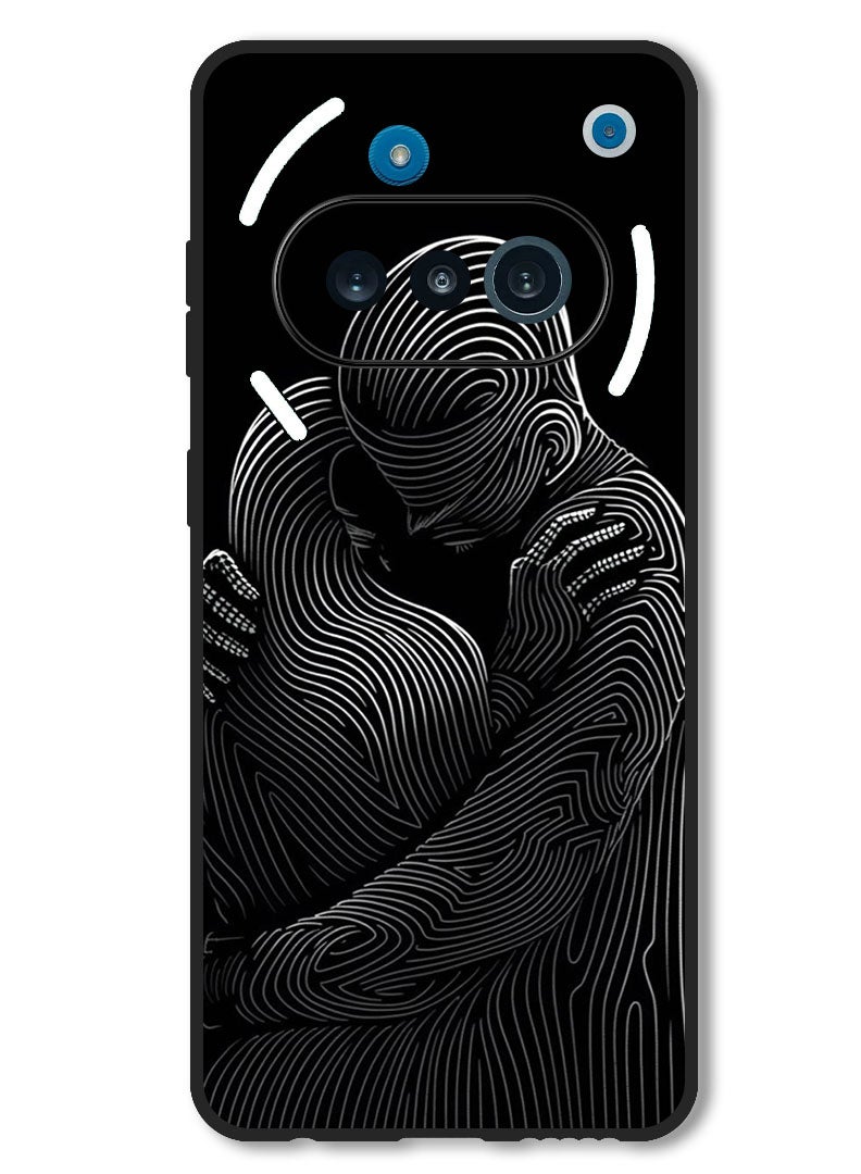 Theodor حافظة متوافقة مع هاتف Nothing 3a حماية مضادة للصدمات غطاء بامبر فني - Image 1