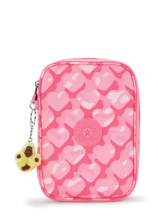 Kipling 100 Pens Female Large Pencase - Adorable Hearts