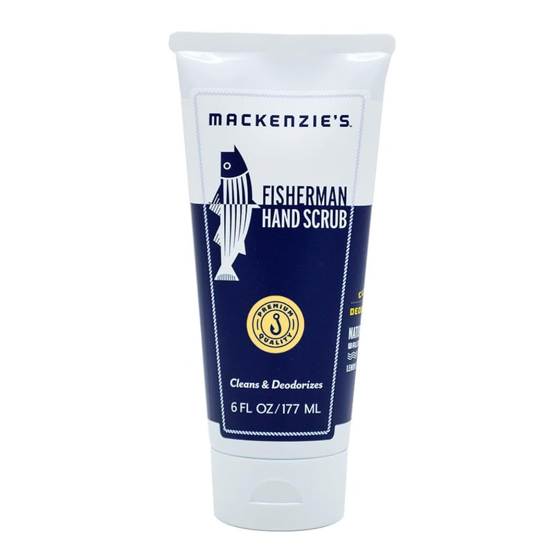 MacKenzies Fisherman Hand Scrub  Gifts for Men  Gifts for Fisherman  Gifts for Cooks  Gifts for Gardeners  Cleansing  Deodorizing Hand Cleaner  6 oz