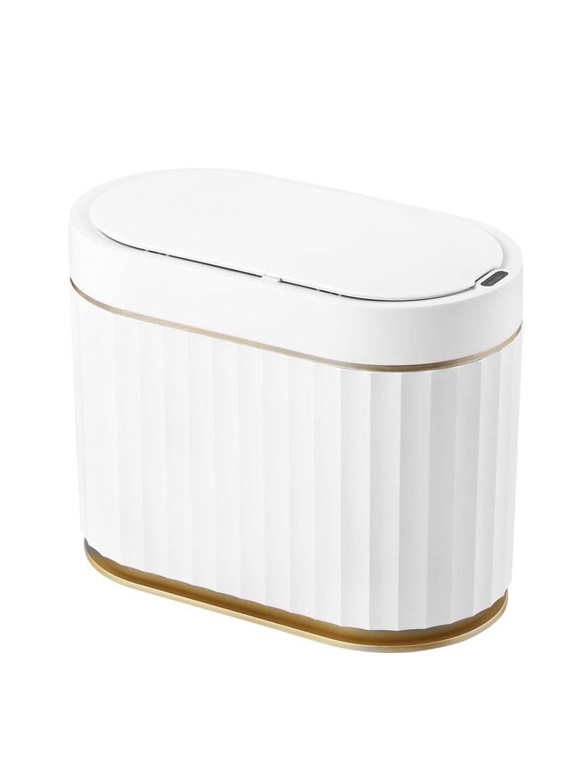Smart Trash Can with Lid , 9L Automatic Sensor Garbage Can, Commercial Tiny Motion Sensor Waste Basket for Bathroom, Coffee, Bedroom, Office  - Image 1