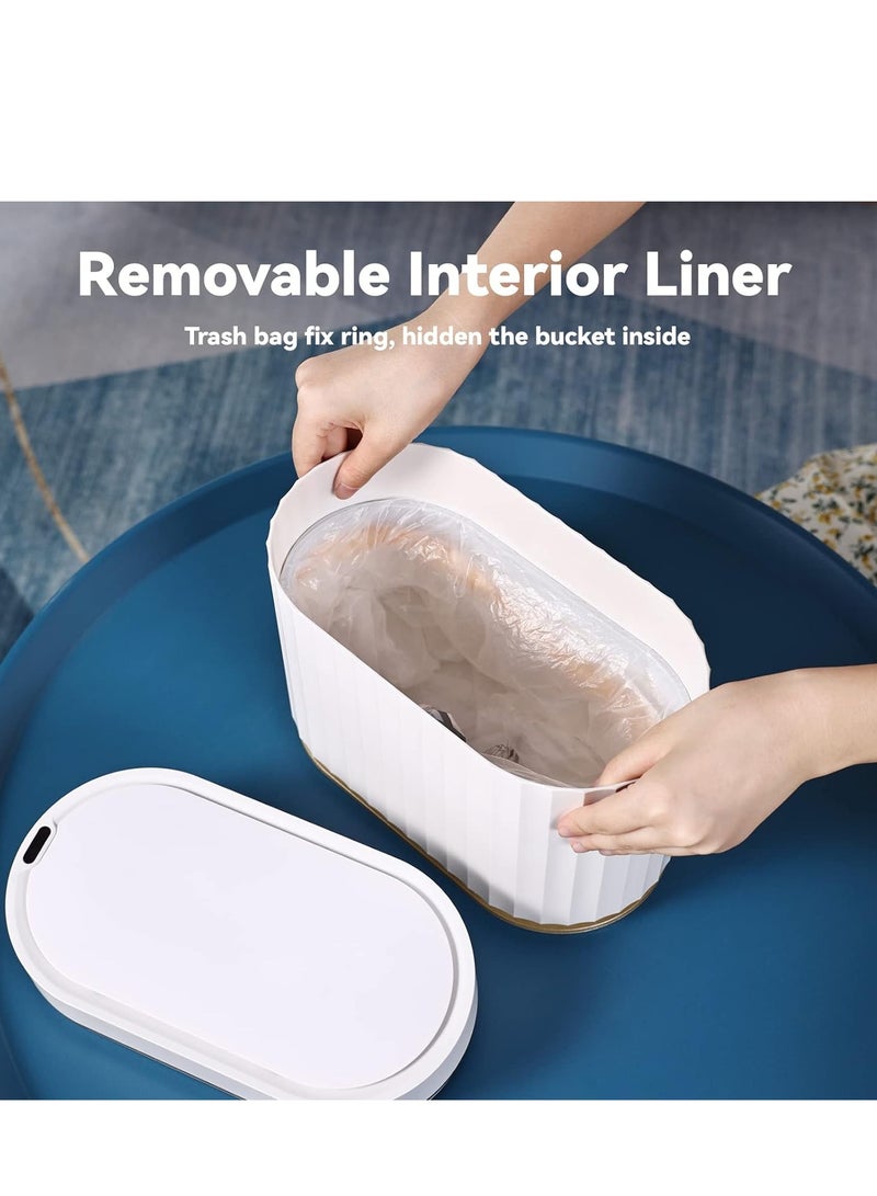 Smart Trash Can with Lid , 9L Automatic Sensor Garbage Can, Commercial Tiny Motion Sensor Waste Basket for Bathroom, Coffee, Bedroom, Office  - Image 3