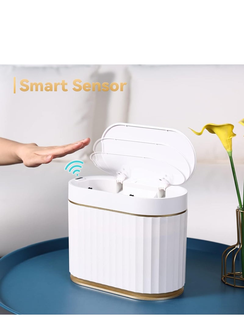 Smart Trash Can with Lid , 9L Automatic Sensor Garbage Can, Commercial Tiny Motion Sensor Waste Basket for Bathroom, Coffee, Bedroom, Office  - Image 5