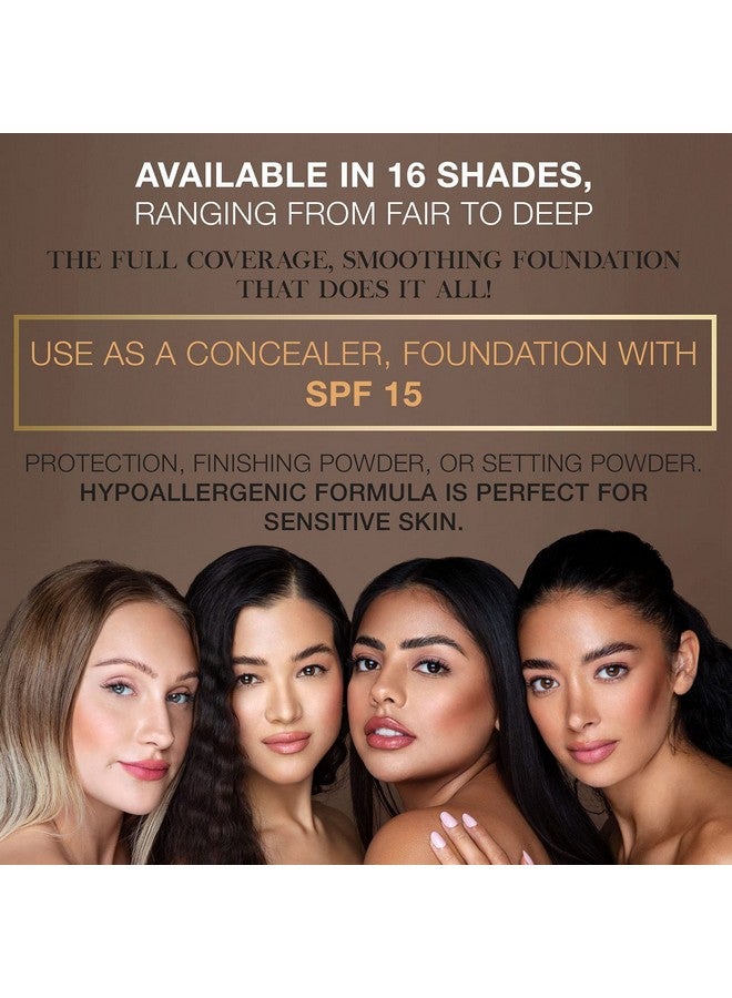 BellaPierre Mineral Foundation Spf 15 Loose Powder ; Vegan & Cruelty Free ; Full Coverage ; Hypoallergenic & Safe For All Skin Types ; Oil & Talc Free 0.32 Oz Ivory - Image 5