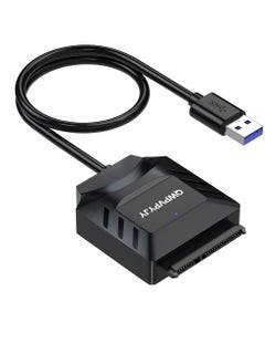 Excefore SATA to USB Adapter, USB 3.0 Hard Drive to USB Adapter for 2.5 Inch HDD/SSD, USB to Sata Adapter, External Hard Drive Reader, (No Power Supply)  - Image 1