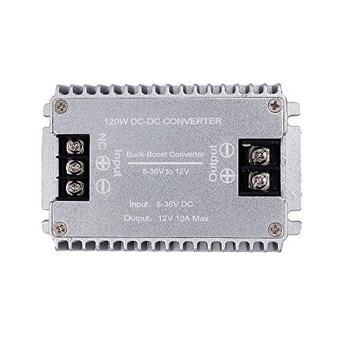 Valefod DC to DC High Efficiency Voltage Converter 8-36V to 12V 10A 120W Buck-Boost Converter DIY Power Supply Step-Down/Up Transformer - Image 1