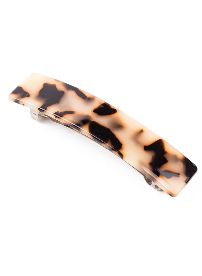 Prettyou - Handmade Celluloid French Design Tortoise Shell Oblong Luxury Fashion Accessories Hair Clip Claw For Women - Image 1