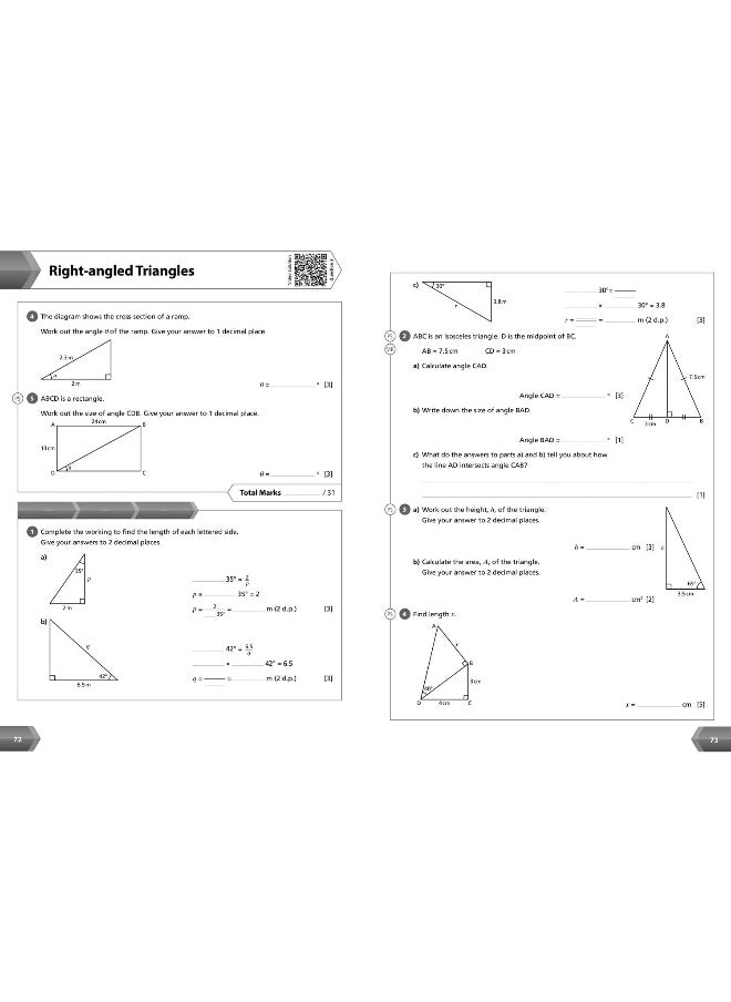 KS3 Maths Year 9 Workbook: Practice questions covering all KS3 Maths Year 9 curriculum topics  - Image 5