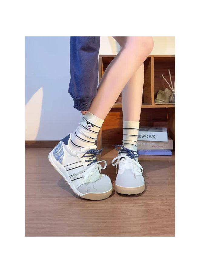Humanity Renben Lightweight Soft Sole German Training Shoes Women  Spring Autumn New Original Versatile Flat Cute White Shoes Women Trend - Image 5