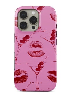 BURGA iPhone 16 Pro Max Case, 2 Piece Hard Shell + TPU Interior, Shock Absorption, All Port Accessible, Raised Bezel For Screen & Camera Protection, Never Fading HQ Print,  Call Me  - Image 1