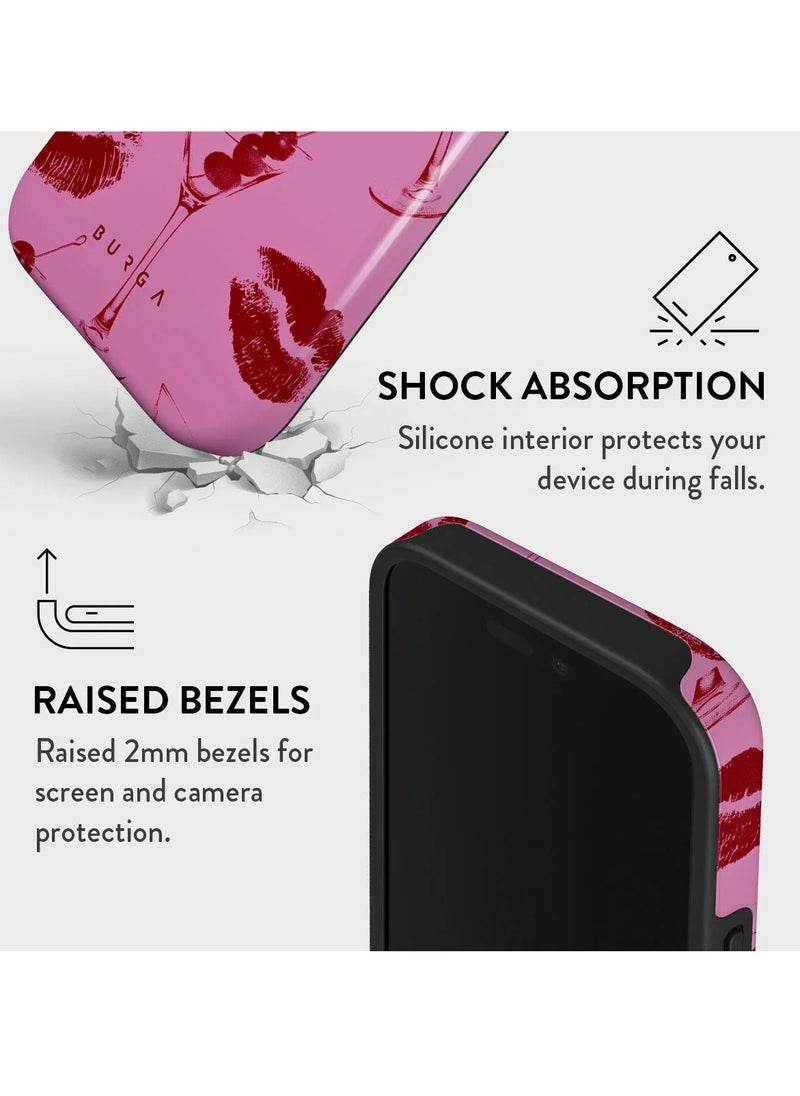 BURGA - iPhone 16 Pro Max Case, 2 Piece Hard Shell + TPU Interior, Shock Absorption, All Port Accessible, Raised Bezel For Screen & Camera Protection, Never Fading HQ Print,  Call Me - Image 1