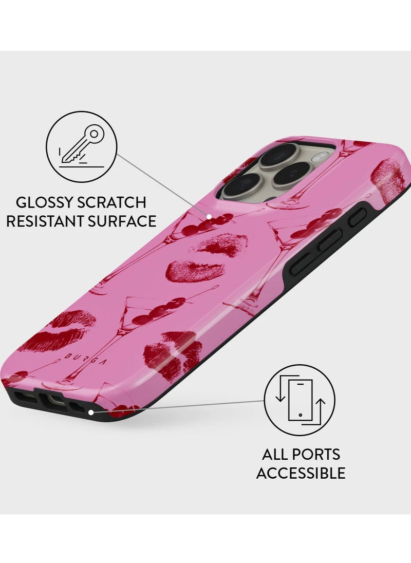 BURGA - iPhone 16 Pro Max Case, 2 Piece Hard Shell + TPU Interior, Shock Absorption, All Port Accessible, Raised Bezel For Screen & Camera Protection, Never Fading HQ Print,  Call Me - Image 1