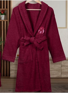 Banotex Cotton Bath Robe With Pocket Made in Egypt XL Unisex Bathrobe - 100% Cotton, Super Soft, Highly Absorbent Bathrobes For Women & Men- Perfect for Everyday Use, Unisex Adult  - Image 3