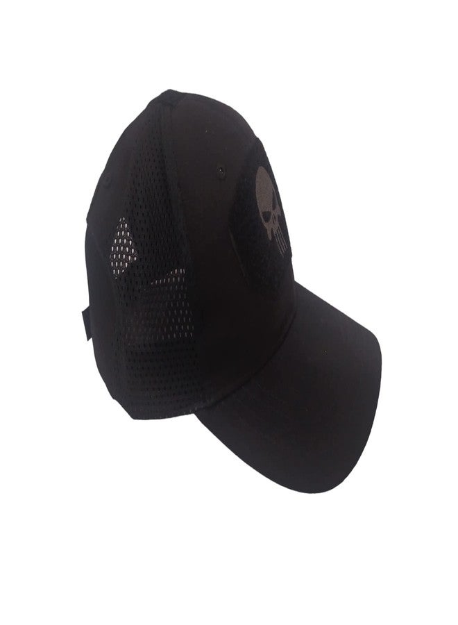 Linist Military Tactical Operator Cap, Outdoor Army Hat for Camping, Hunting Camouflage Baseball Cap Outdoor Active (Black) - Image 2