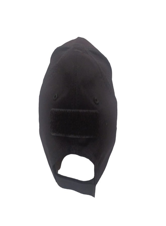 Linist Military Tactical Operator Cap, Outdoor Army Hat for Camping, Hunting Camouflage Baseball Cap Outdoor Active (Black) - Image 4