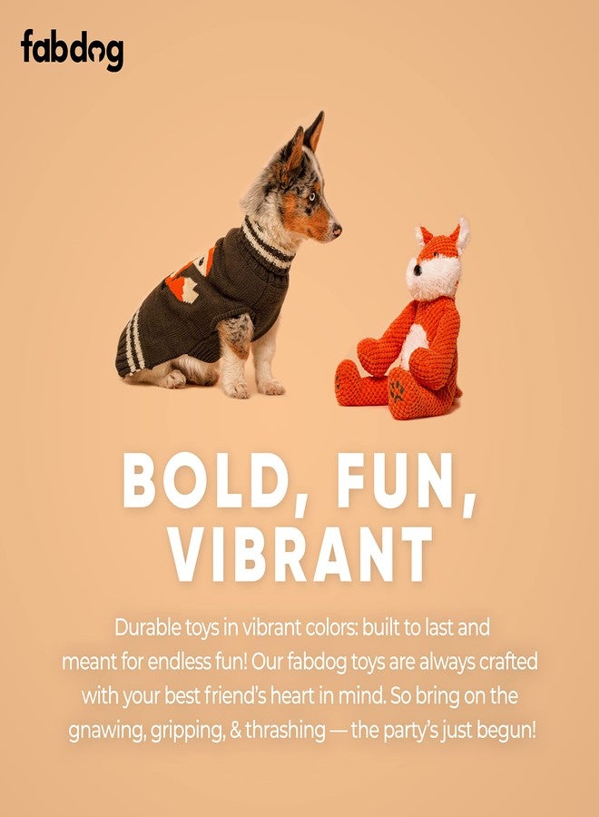 fabdog Floppies Plush Dog Toy - Cute & Durable Squeaky Dog Toys - Best Squeak Toy for Puppies and All Breeds | Ideal Pet Gift| Small Lion - Image 4