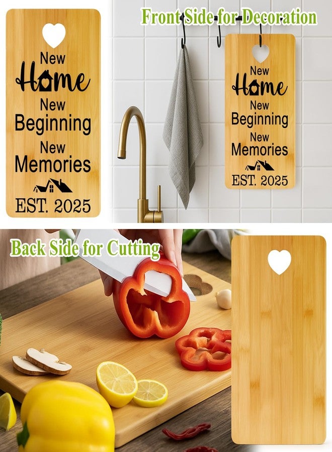 Hilislog Unique Housewarming Gifts for New Homeowners First New Home Gifts for Neighbor, Friends, Realtor Closing Gift for Home Buyers New House Owners Presents Party New Apartment Cutting Board Gift - Image 3