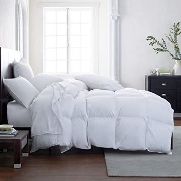 Down Alternative Comforter King Size  Fluffy Duvet Insert  Premium Plush All Season  Luxury Breathable Hotel Cooling Comforter  King White 104x86 inches  Comes Compressed Packaging