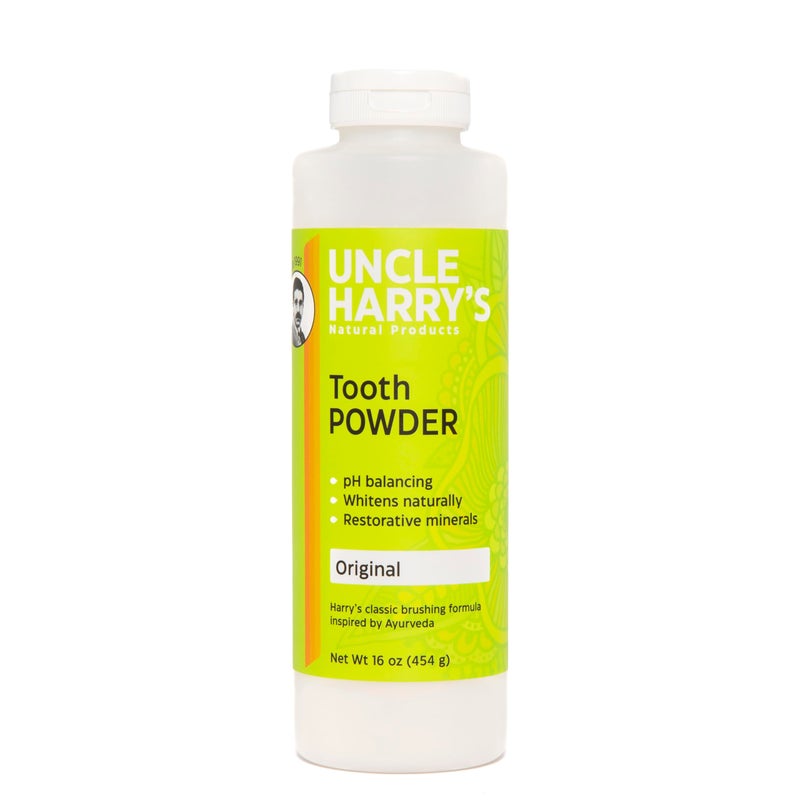 Uncle Harrys All Natural Tooth Powder 16oz