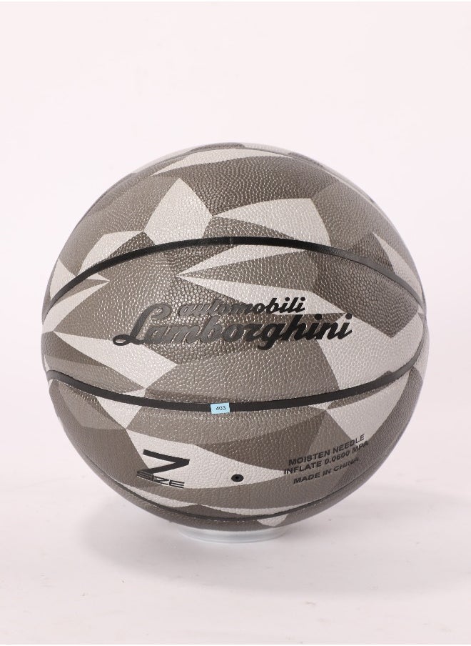 LAMBORGHINI - No 7- Pu Basketball - Grey  - Image 1
