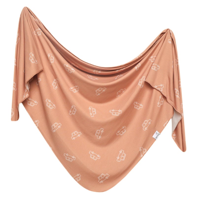 Copper Pearl Swaddle Blankets for Newborns Soft Stretchy Receiving Blankets for Boys and Girls Large 46 x 46 Inch Baby Blankets Lightweight and Breathable Swaddles Cooper - Image 2