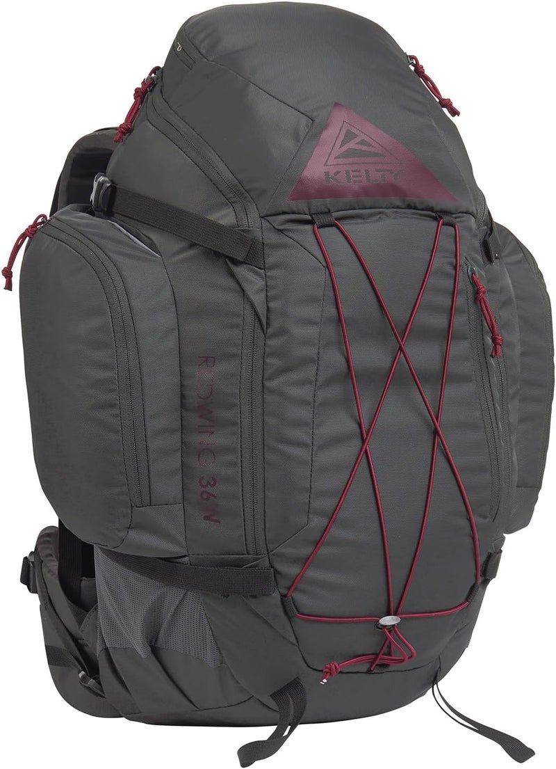 Kelty Redwing 36 Womens  36 Liter Internal Frame Backpack for Hiking Backpacking Travel Carryon Compatible Hip Belt Women Specific Fit 2023 Blackout - Image 1