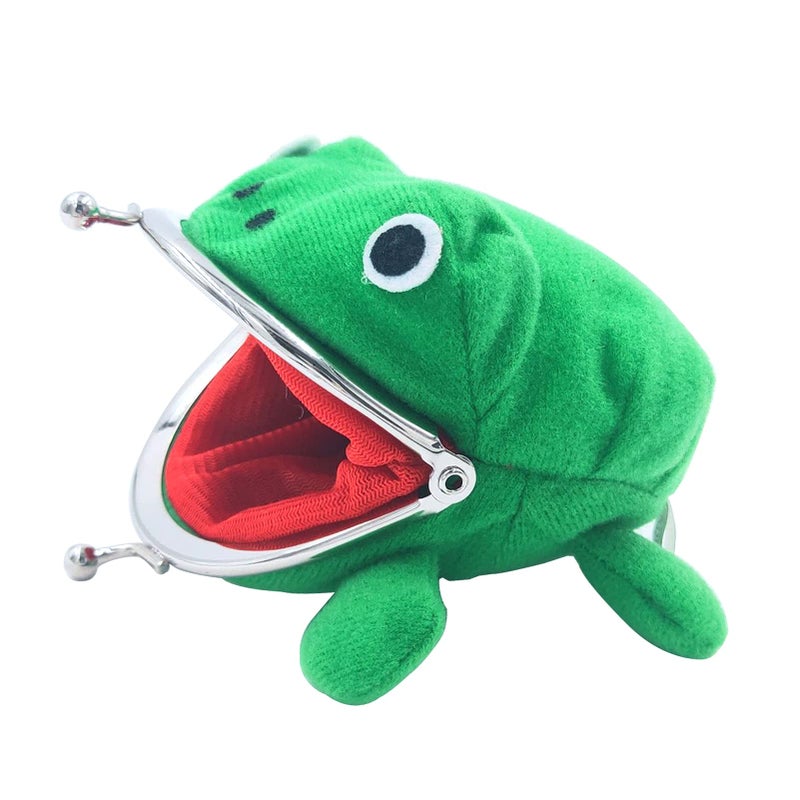 AIYAYI Anime Frog Wallet,Frog Coin Wallets Frog Coin Purse for Halloween Cosplay Themed Party Gift - Image 1