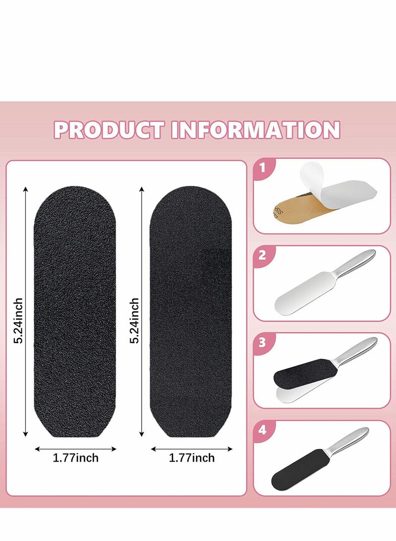 SYOSI 50 PCS Pedicure Sandpapers Replacement Pad, Foot Files Reusable Foot File Callus Remover Professional Abrasive Feet Rasp Foot Refill Pads for Hard Skin, Foot Exfoliate (Foot File Not Included) - Image 4