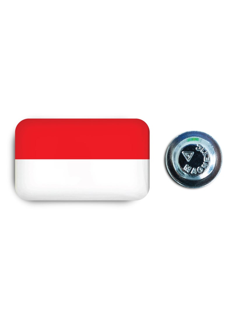 971ميديا - شارة مغناطيسية بتصميم علم اندونيسيا - Image 1