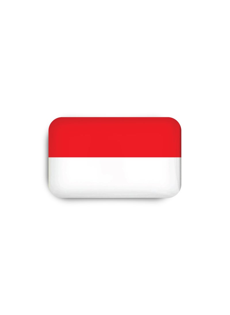 971ميديا - شارة مغناطيسية بتصميم علم اندونيسيا - Image 1