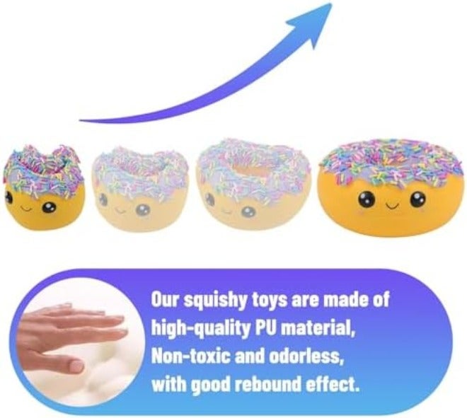 Anboor Kawaii Squishies - Slow Rising Scented Food Foam Toys for Kids & Adults - Image 5