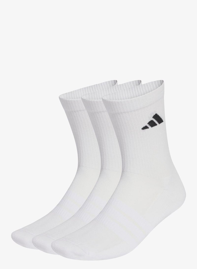 اديداس جوارب CUSHIONED SPORTSWEAR CREW 3 PAIR PACK‏ - Image 1