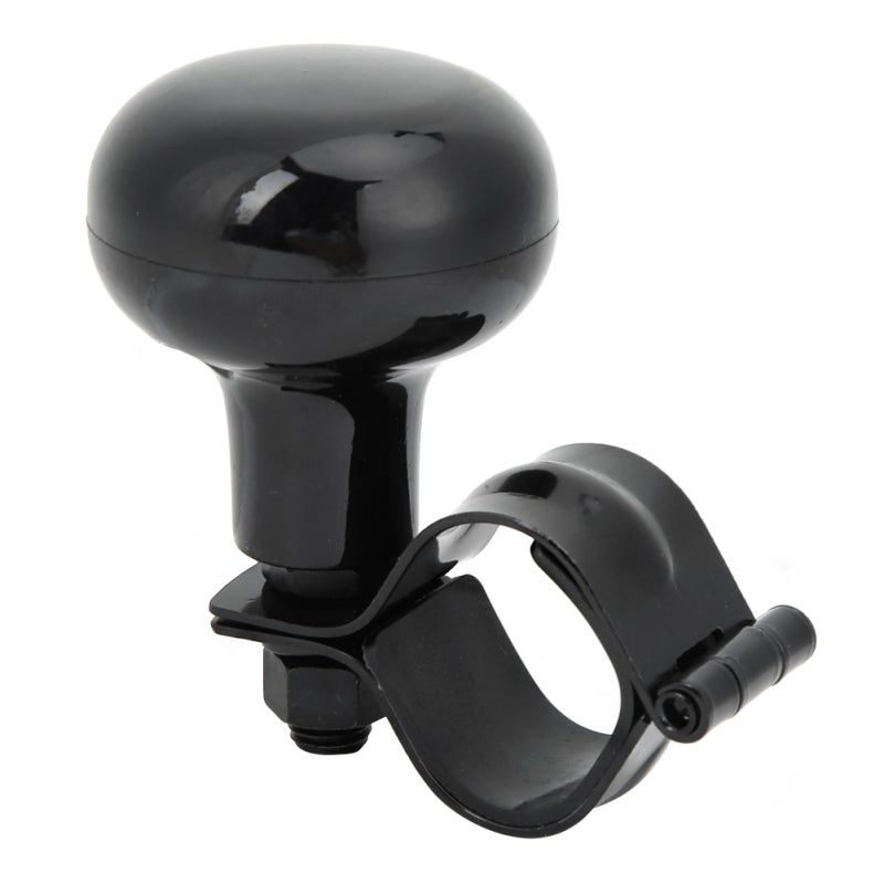 Steering Wheel Booster Knob: White Rugged Construction Steering Wheel Ball - Reduces Turning Radius Auxiliary Knob Ball for Vehicle Beginners, Most Major Vehicles - Image 3