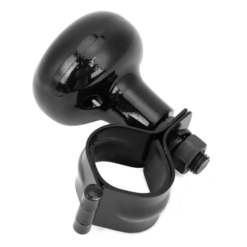 Steering Wheel Booster Knob: White Rugged Construction Steering Wheel Ball - Reduces Turning Radius Auxiliary Knob Ball for Vehicle Beginners, Most Major Vehicles - Image 2