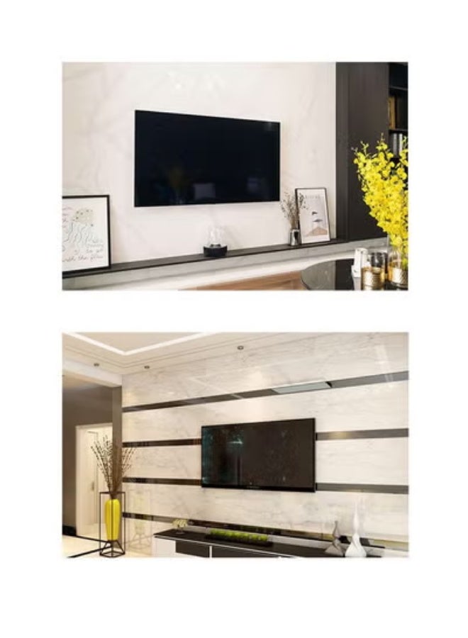 TV Wall Mount Steel Bracket for 26-63 Inch Flat Screen LED and LCD TVs, Fixed Space with 50KG Load Capacity, 23mm from Wall, VESA 200x200-400x400mm - Image 3