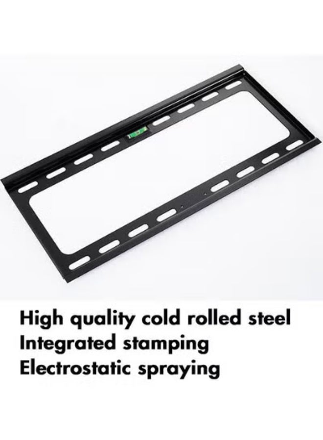 TV Wall Mount Steel Bracket for 26-63 Inch Flat Screen LED and LCD TVs, Fixed Space with 50KG Load Capacity, 23mm from Wall, VESA 200x200-400x400mm - Image 2