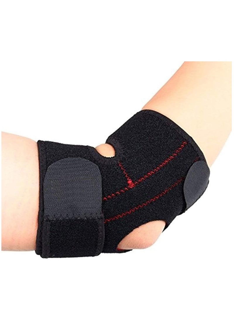 Excefore Elbow Brace, Elbow Support Sleeve Brace, Adjustable Neoprene Tennis Elbow Brace Wrap Arm Support Strap Band Tendonitis Elbow Brace for Men and Women  - Image 1