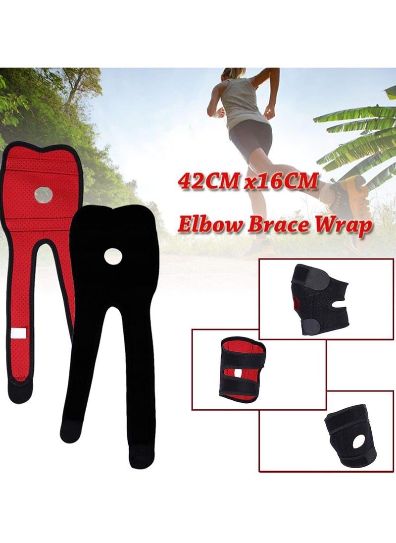 Excefore Elbow Brace, Elbow Support Sleeve Brace, Adjustable Neoprene Tennis Elbow Brace Wrap Arm Support Strap Band Tendonitis Elbow Brace for Men and Women  - Image 5