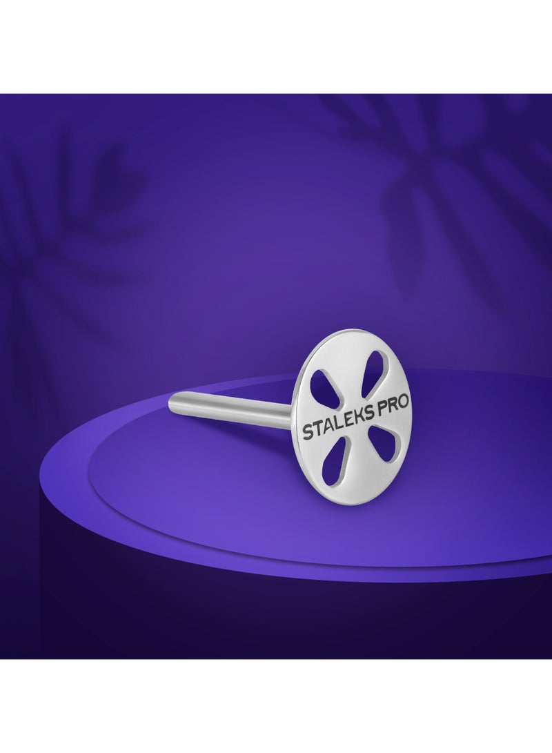STALEKS PRO قرص باديكير - PODODISC M EXPERT ومجموعة من الملفات القابلة للاستخدام مرة واحدة | 180 حبيبة 5 قطع (20 مم) - Image 1