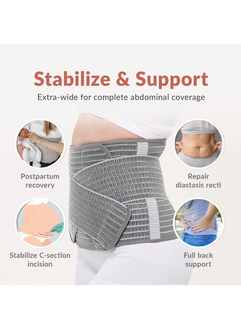 Sweet seven حزام بامبو بعد الولادة لدعم البطن واستعادة الجسم بعد العملية القيصرية. - Image 4