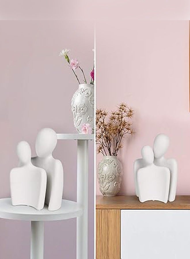 color zone pottery Home Decor Sculptures, Modern Couple Statues - Image 4