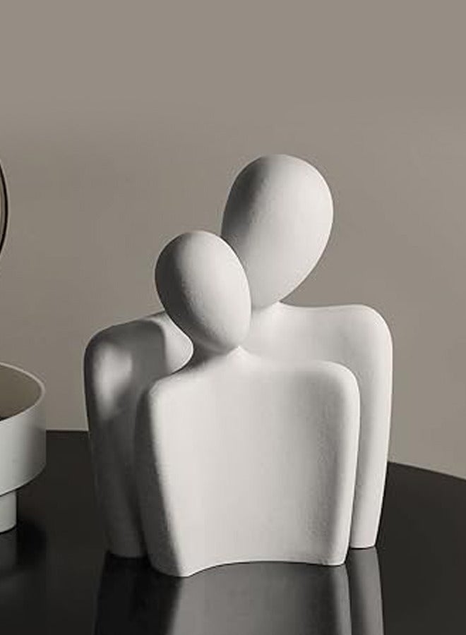 color zone pottery Home Decor Sculptures, Modern Couple Statues - Image 3