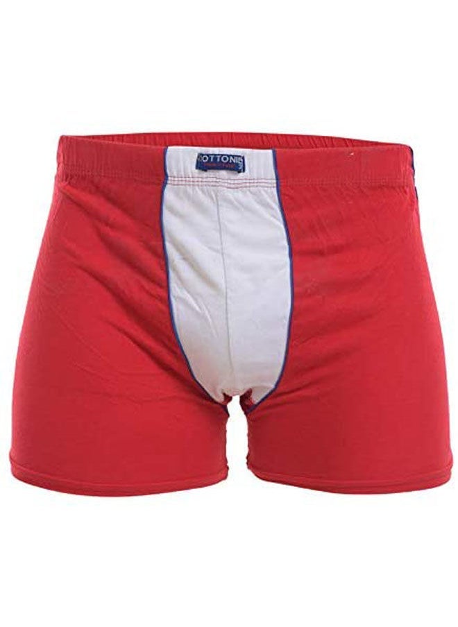 COTTONIL Plain Basic Mid-Rise Boxer Briefs Pack Of 3
