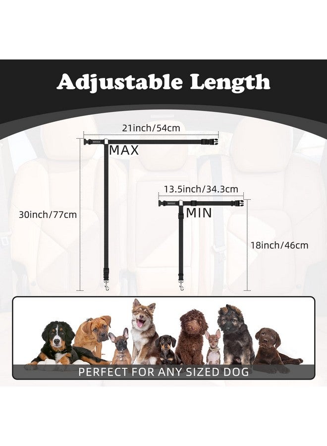 BWOGUE Pet Dog Cat Seat Belts, Car Headrest Restraint Adjustable Safety Leads Vehicle Seatbelt Harness (1 Pack) - Image 4