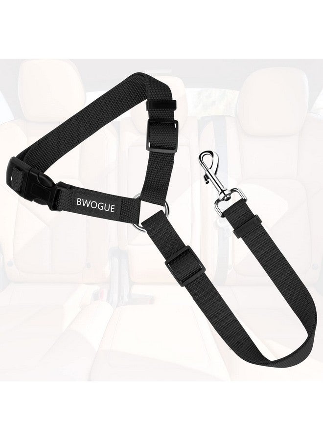 BWOGUE Pet Dog Cat Seat Belts, Car Headrest Restraint Adjustable Safety Leads Vehicle Seatbelt Harness (1 Pack) - Image 2