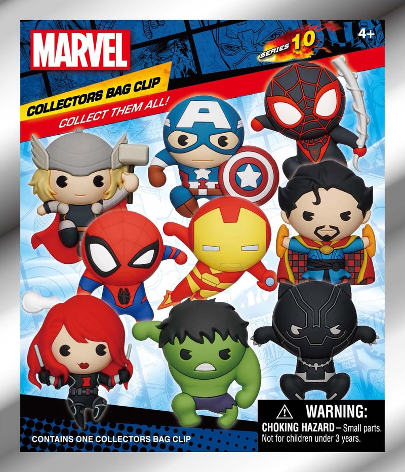 Marvel Classic 3D Foam Bag Clip